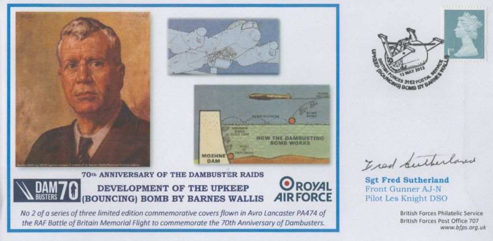 Lot 218: Dambuster raid veteran Sgt Fred Sutherland DSO Knights...