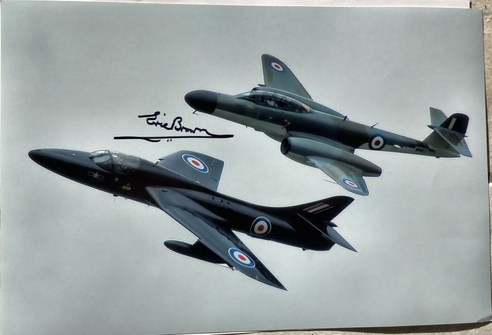 Lot 237: WW2 Eric Winkle Brown DSC AFC signed 10...