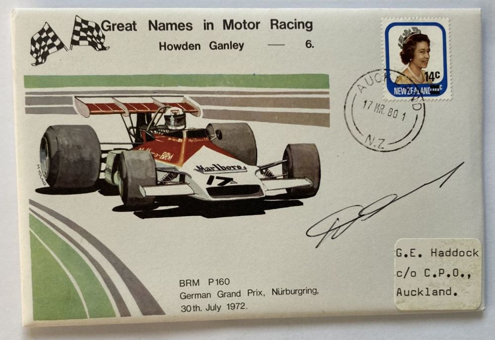 Lot 279: Howden Ganley signed Great Names in Motor Racing...
