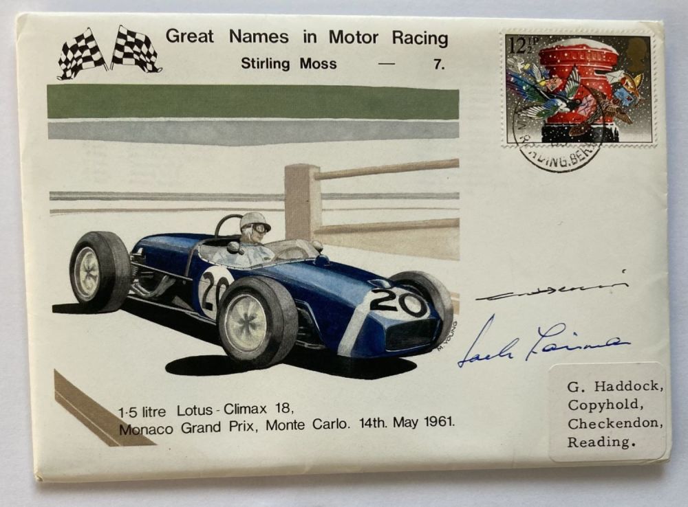 Lot 281: Jack Fairman and George Abecassis DFC signed Stirling...