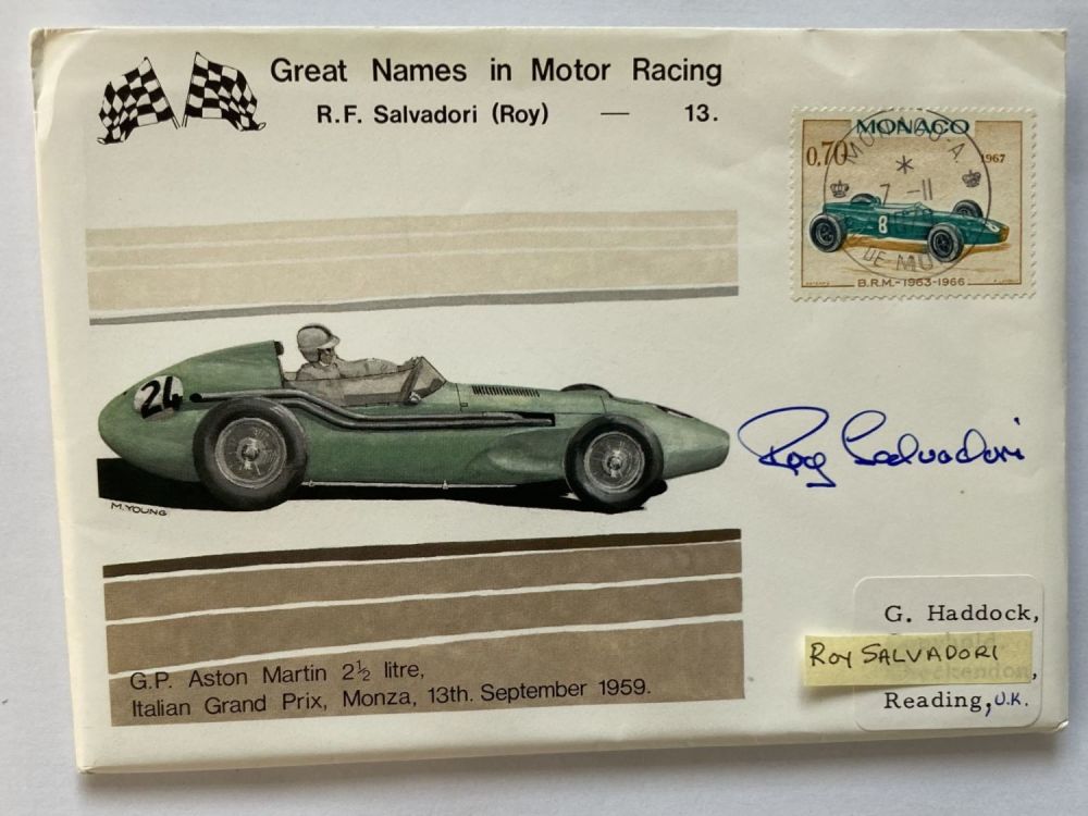 Lot 285: Roy Salvadori signed Great Names in Motor Racing...