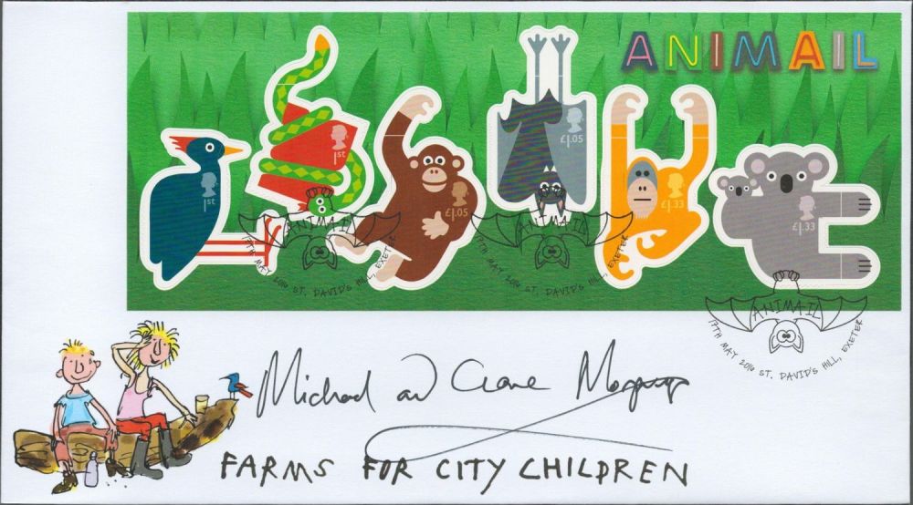 Lot 8: Michael and Clare Morpurgo signed Farms For City...