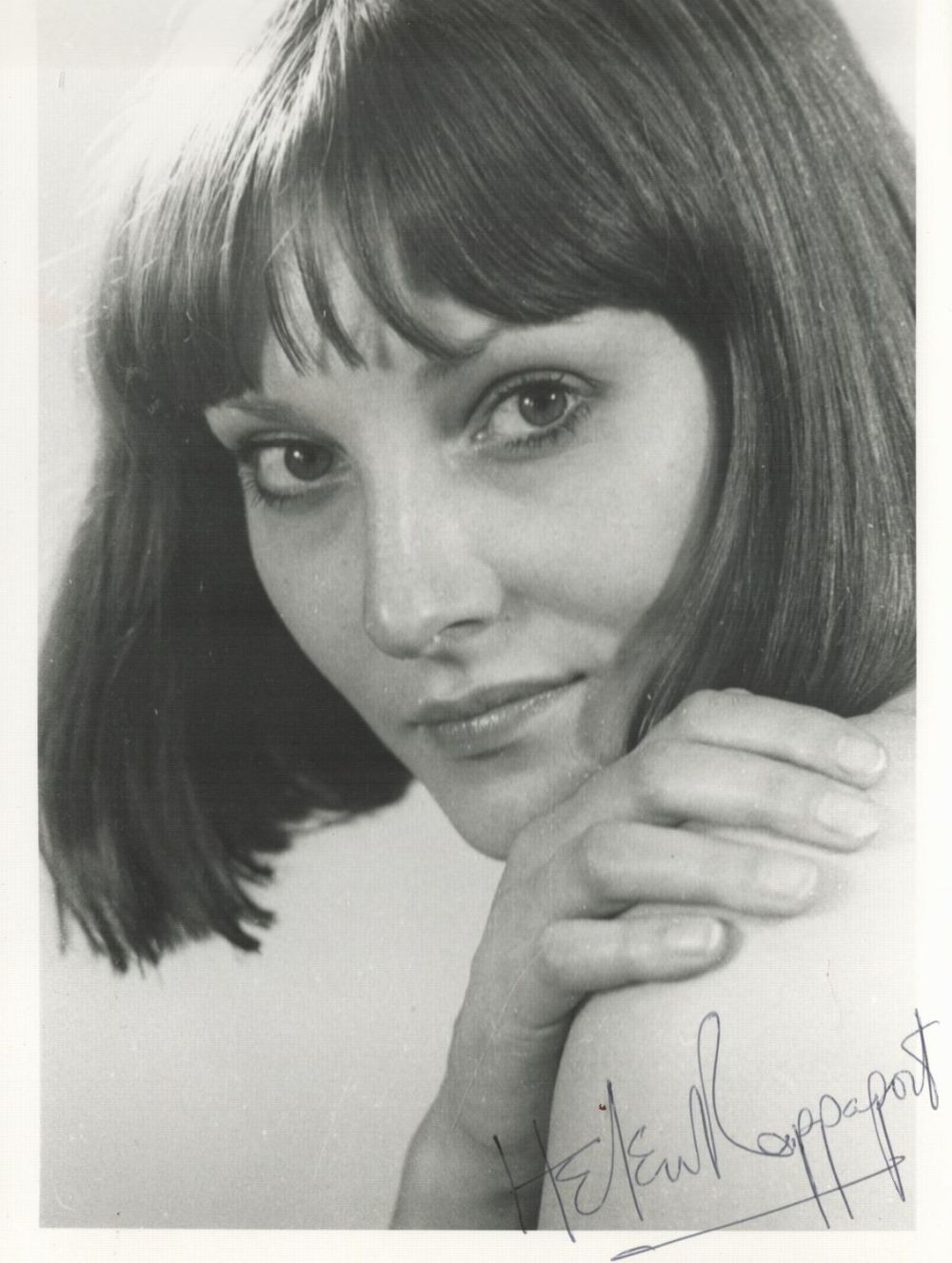 Lot 56: Helen Rappaport signed 7x5 black and white photo....