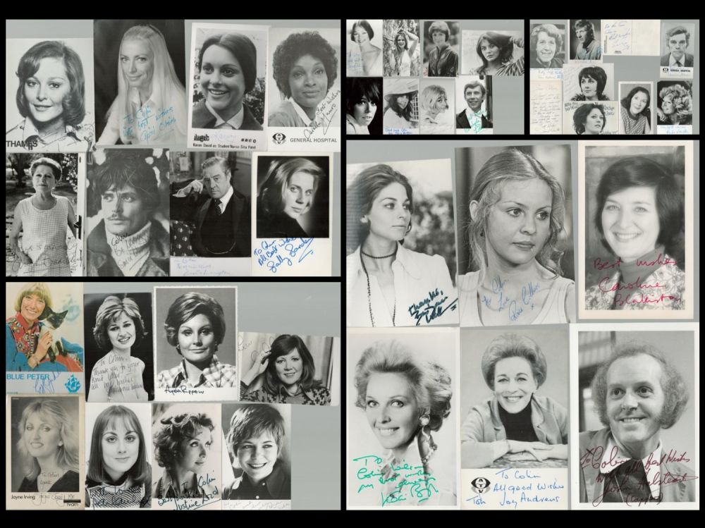Lot 84: TV + Film Misc. signed collection. Signatures such...