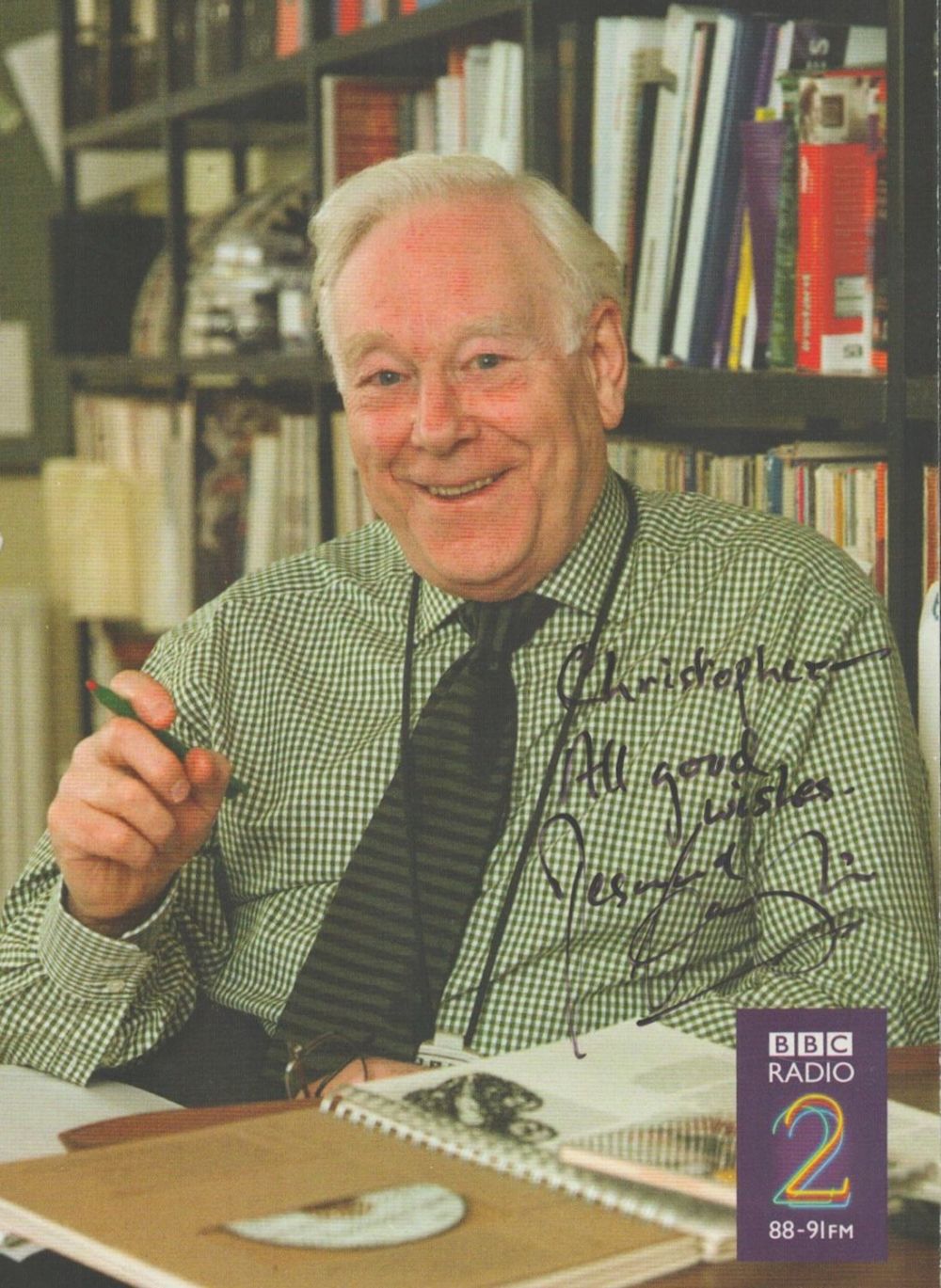 Lot 237: Desmond Carrington signed 6x4 colour BBC Radio 2...