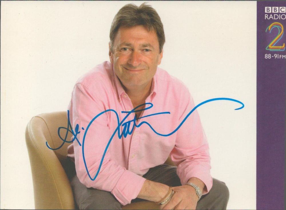 Lot 240: Alan Titchmarsh signed 6x4 BBC Radio 2 colour...