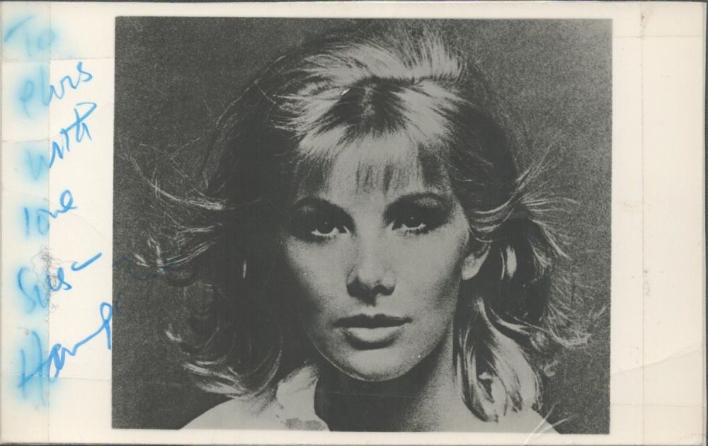 Lot 269: Susan Hampshire signed 10x8 black and white photo,...