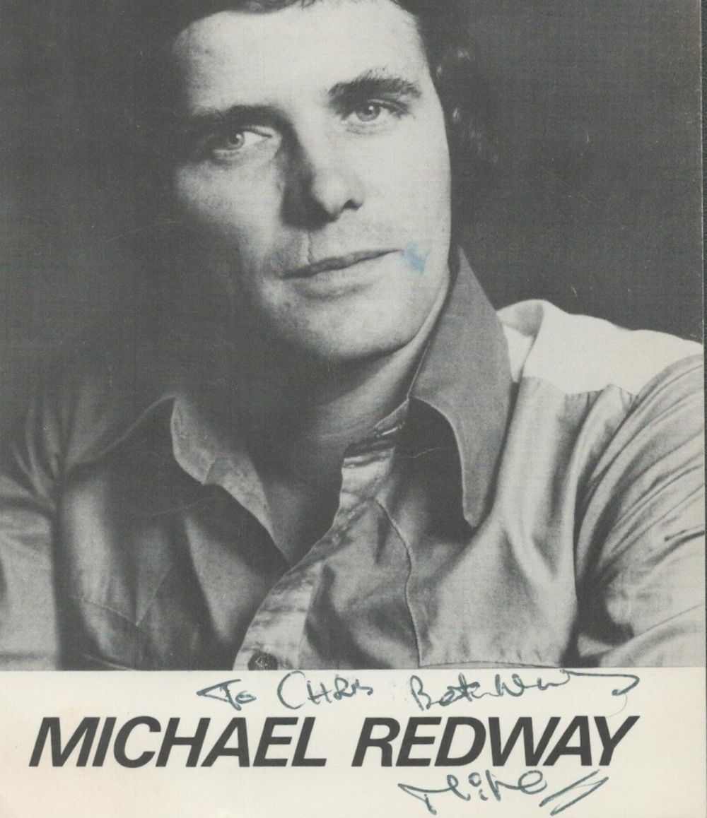 Lot 278: Mike Redway signed 6x4 black and white promo...