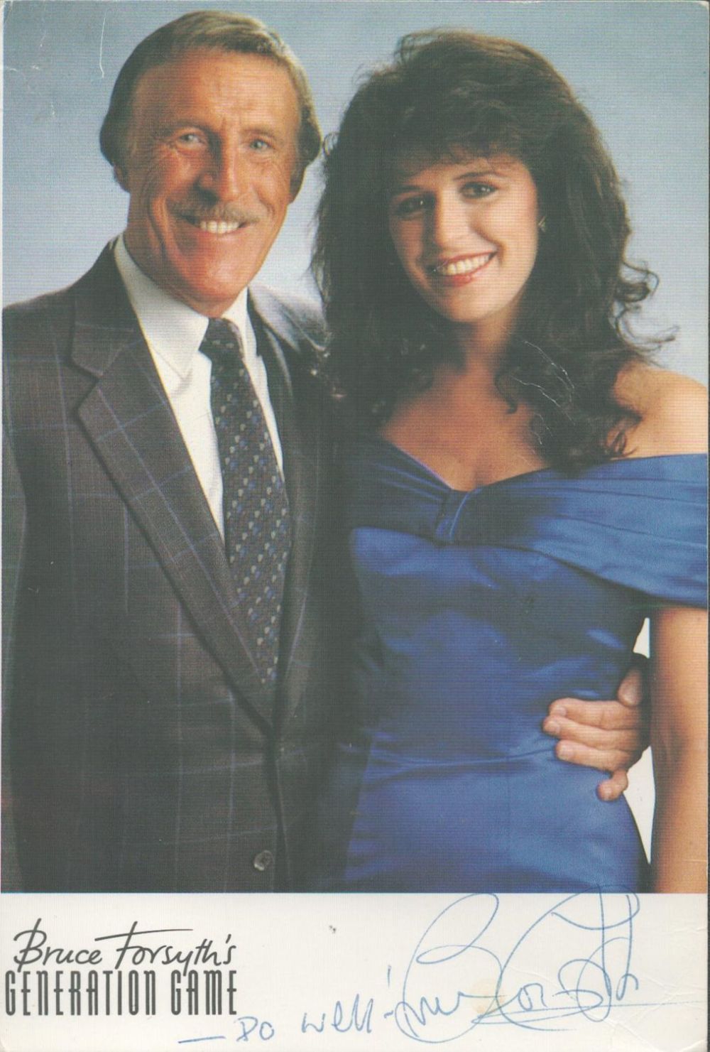 Lot 283: Bruce Forsyth signed 6x4 colour Generation Game promo...