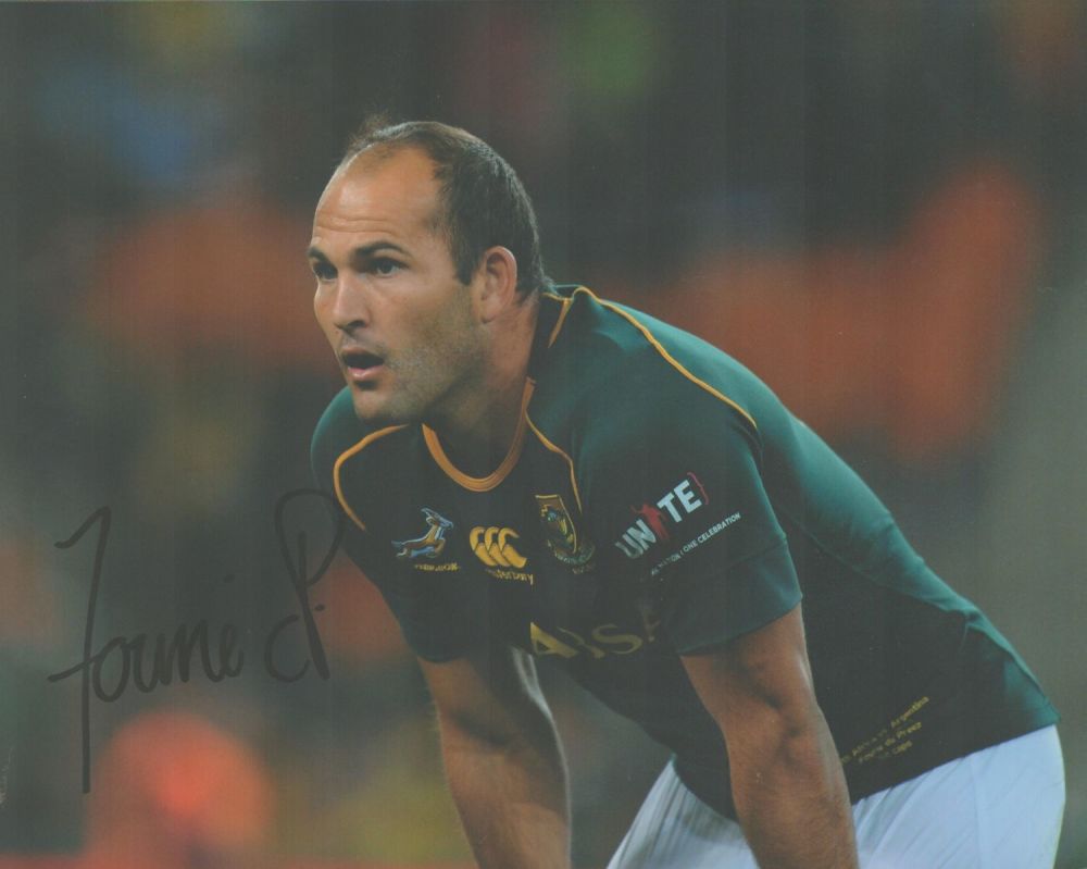 Lot 393: Fourie du Preez signed 10x8 colour photo. Preez...