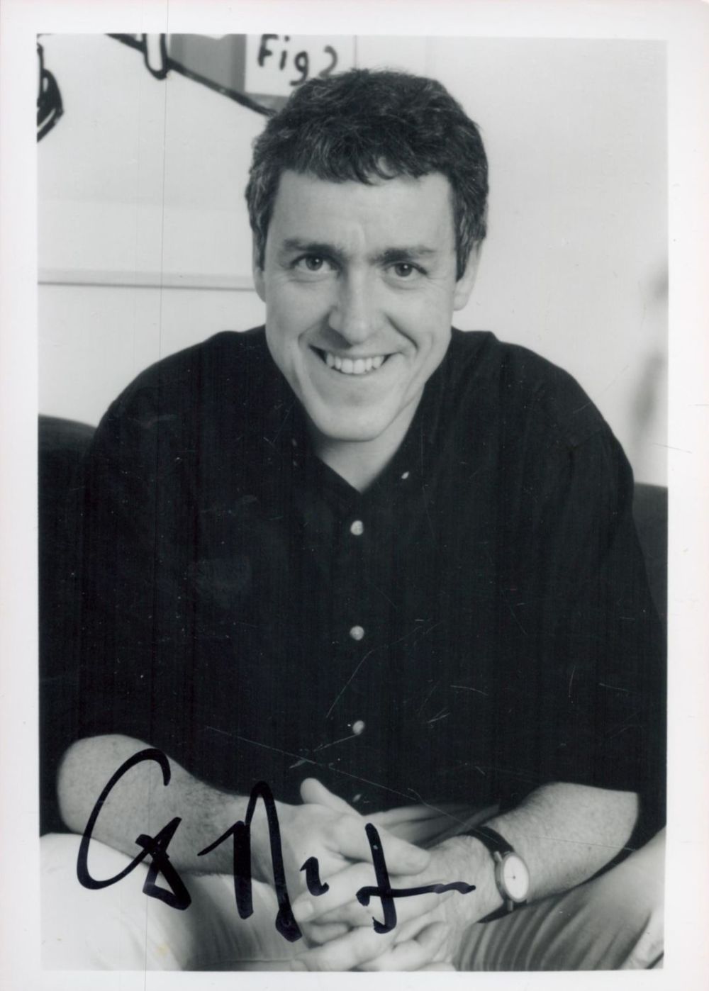 Lot 508: Griff Rhys Jones Comedian Signed Photo. Good condition....