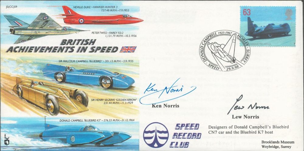 Lot 645: Ken Norris and Lew Norris Signed British Achievements...