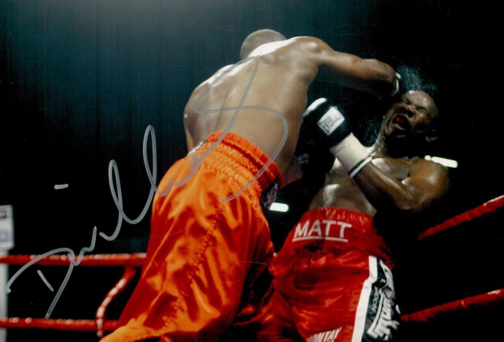 Lot 664: British Boxer Danny Williams signed 12x8 inch Colour...