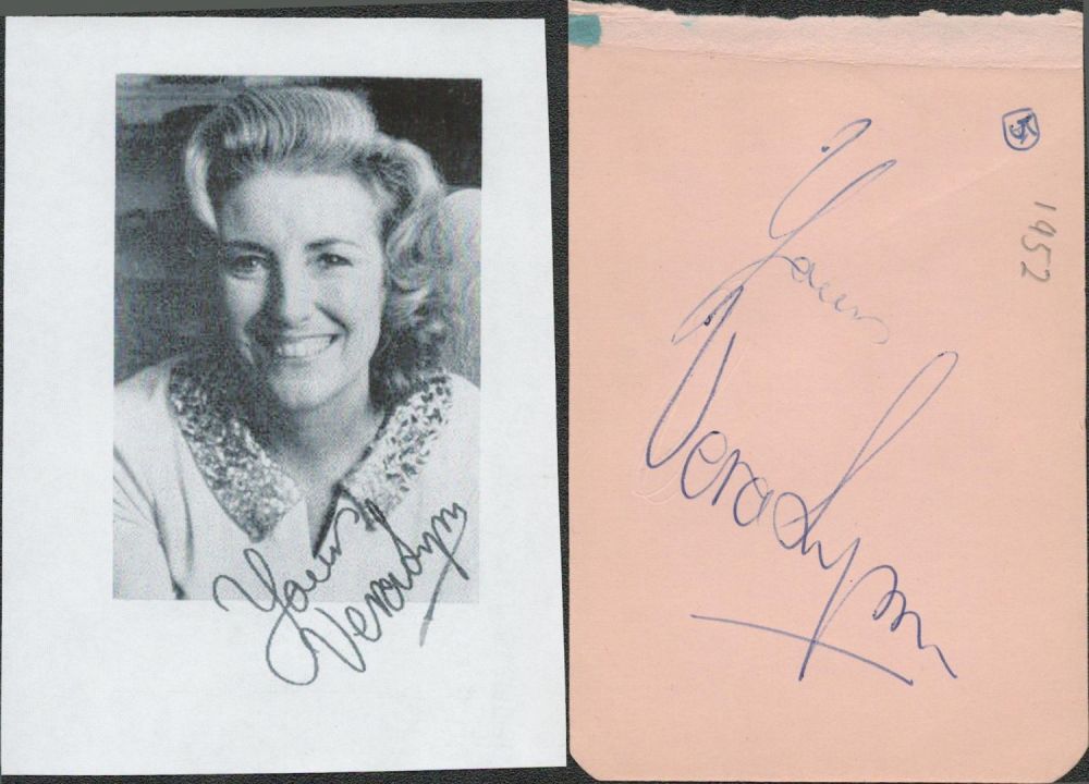 Lot 719: British Wartime Sweetheart Dame Vera Lynn Signed Autograph...
