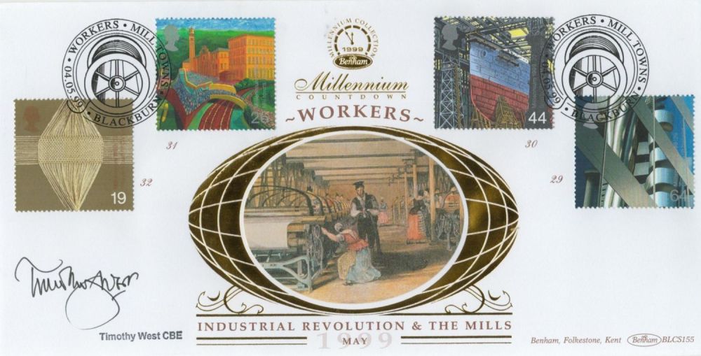Lot 741: Timothy West signed Millennium Workers Industrial Revolution and...