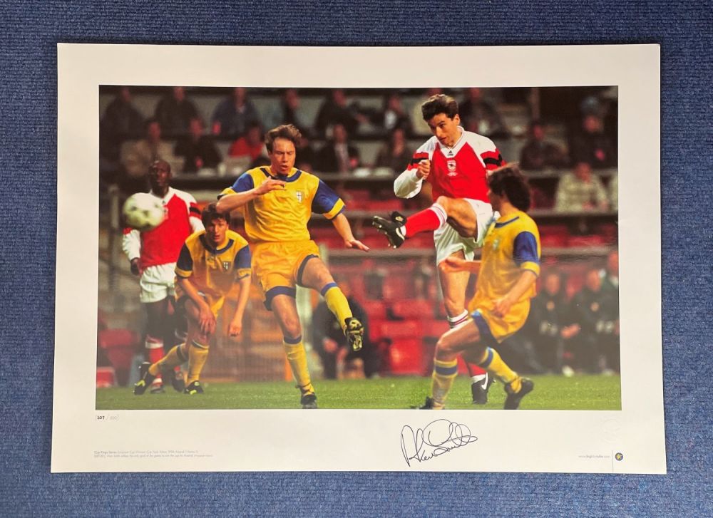 Lot 622: Alan Smith signed 22x16 Coloured Limited Edition Big...