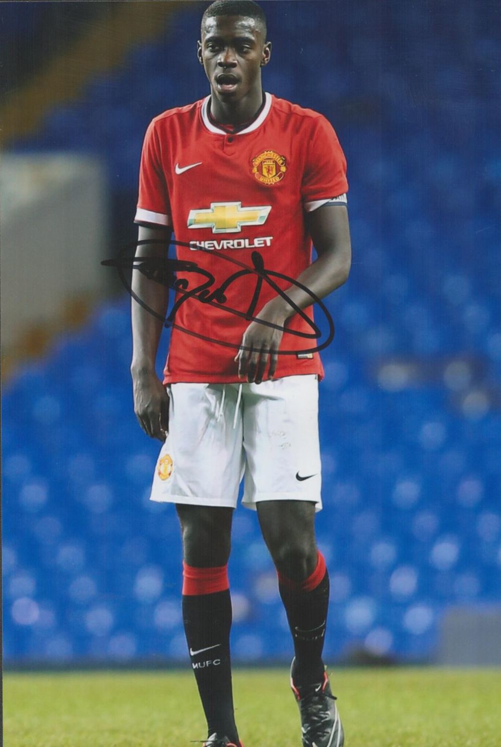 Lot 516: Axel Tuanzebe signed Manchester United 12x8 colour photo....