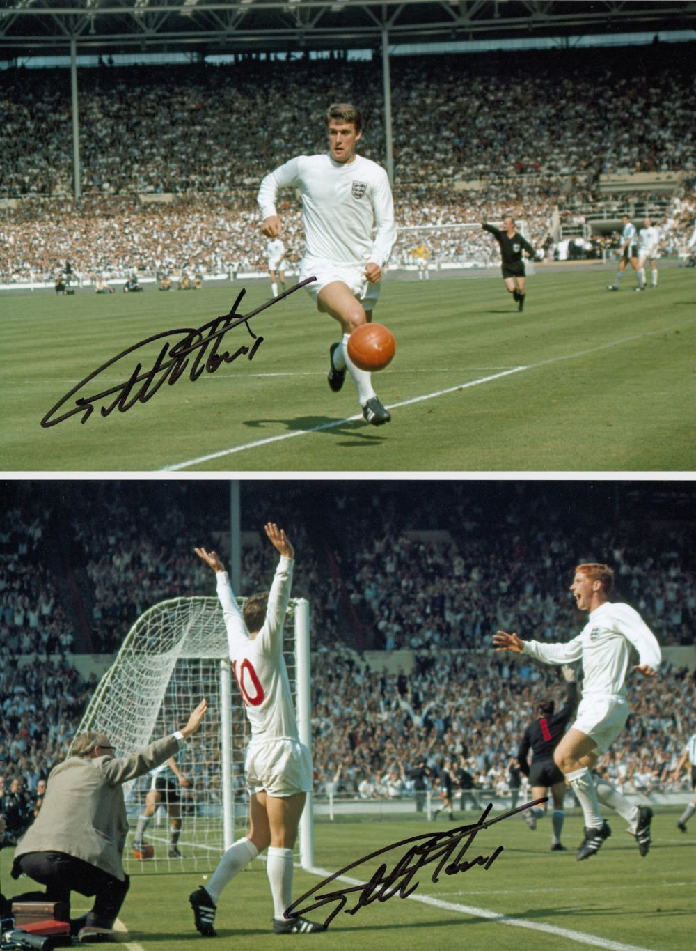 Lot 550: Football Autographed Geoff Hurst 12 X 8 Photo...