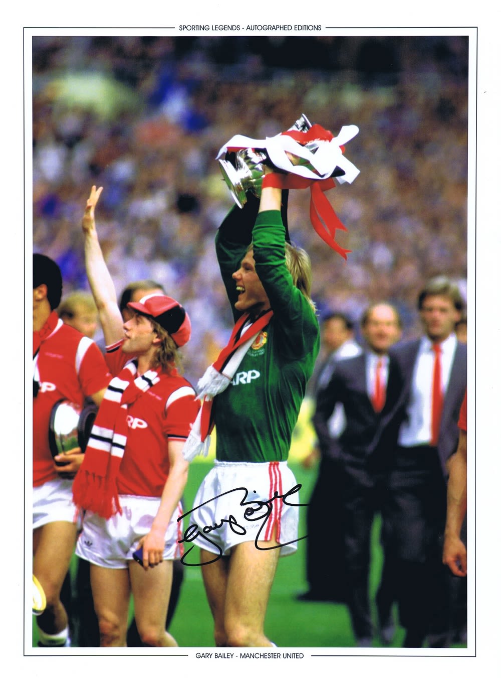 Lot 564: Football Autographed Gary Bailey 16 X 12 Photographic...