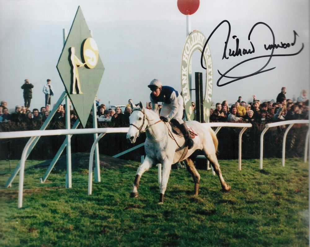 Lot 608: Horse Racing Richard Dunwoody signed 10x8 colour photo...