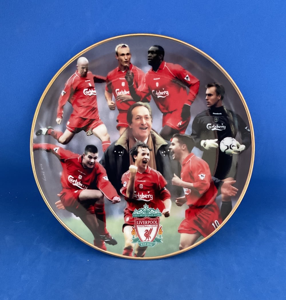 Lot 637: Superb Danbury Mint Decorative Plate Titled Treble Winners...