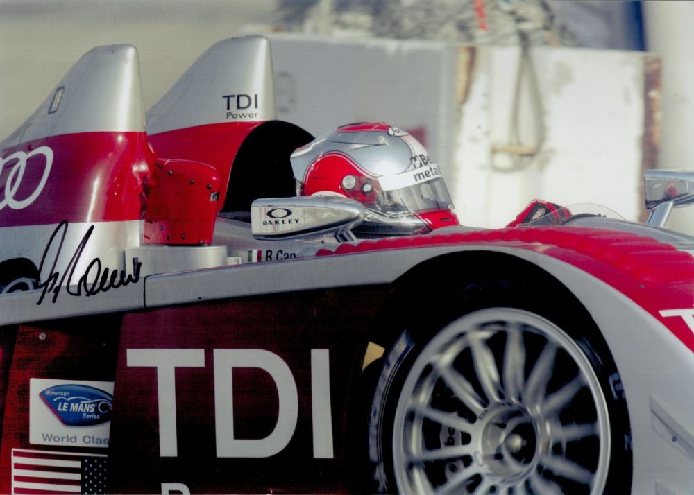 Lot 647: Motor Racing Marco Werner signed 12x8 Audi Sport...