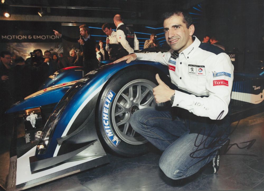 Lot 649: Motor Racing Marc Gene signed Peugeot Sport 12x8...
