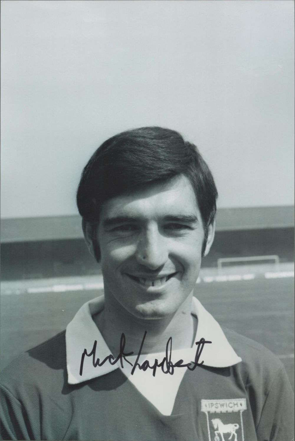Lot 656: Football Mick Lambert signed Ipswich Town 12x8 black...