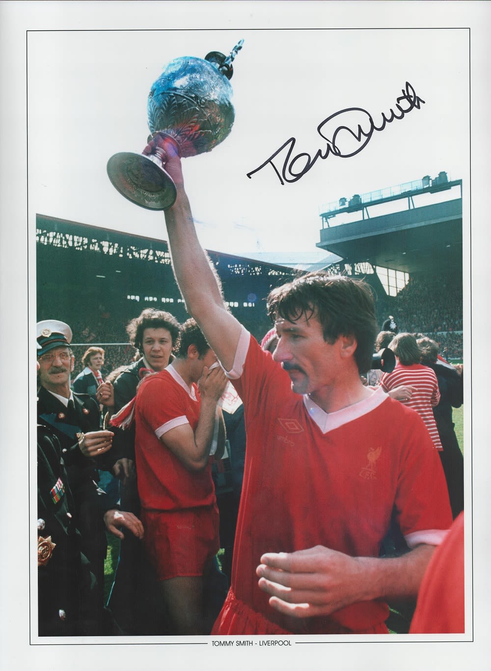 Lot 742: Football Tommy Smith signed Liverpool 16x12 colour print....