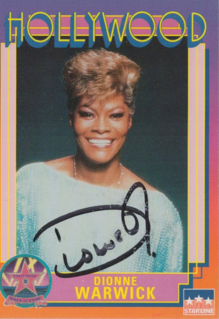 Lot 102: Actor and singer, Dionne Warwick signed Hollywood Walk...
