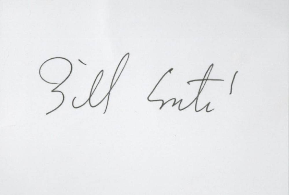 Lot 105: Composer, Bill Conti signed 4x3 white card. Good...