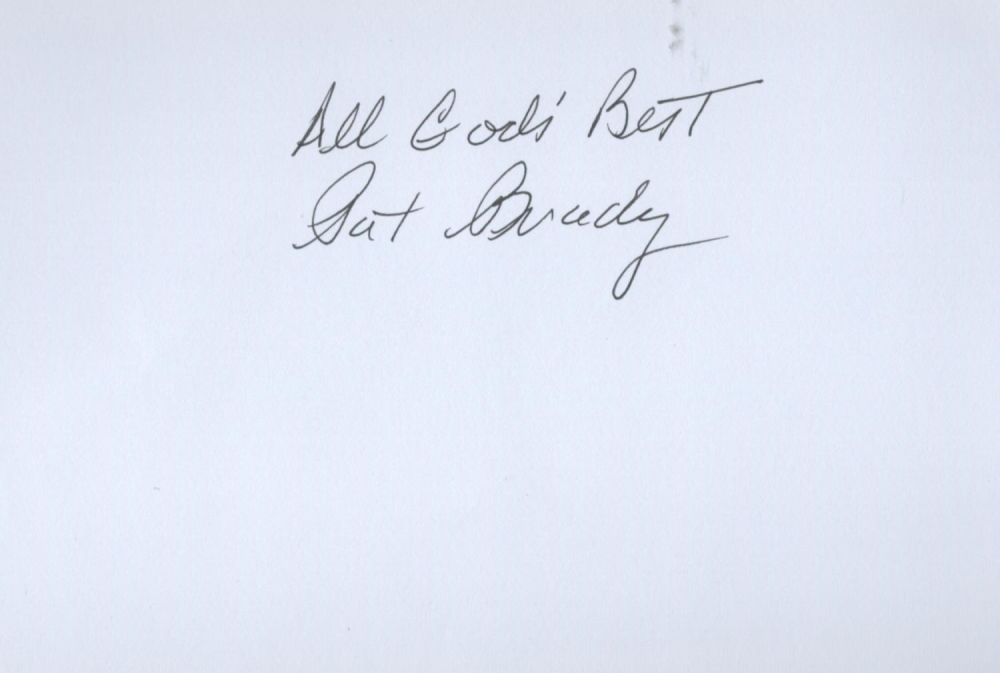 Lot 114: Vietnam Medalist, Patrick Henry Brady signed 6x4 white...