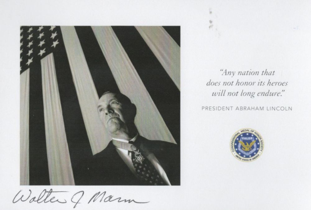 Lot 120: Joseph Marm Jr A Medal of Honor commemorative...