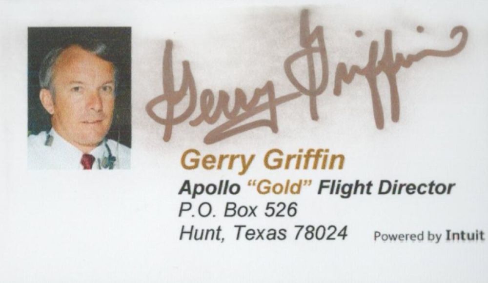 Lot 129: Gerry Griffin A small business card (measuring approx....