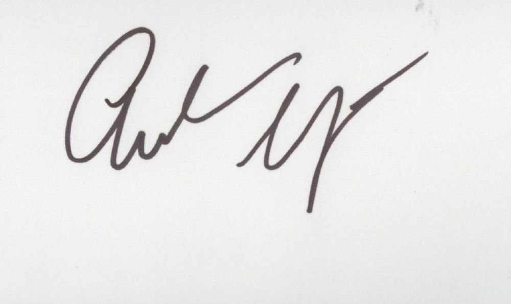 Lot 154: Amanda Coetzer white card (measuring 5"x3") nicely signed...