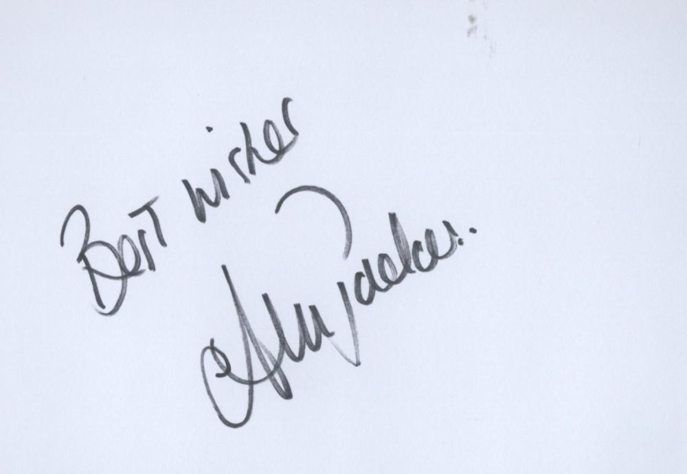 Lot 157: British Olympic athlete Ann Packer white card (measuring...