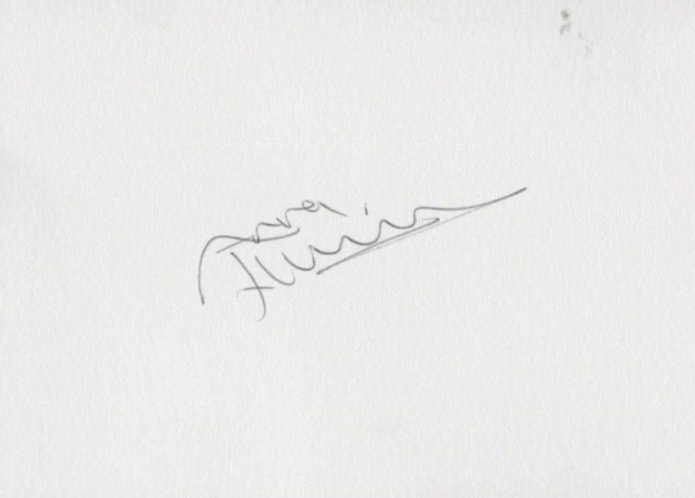 Lot 167: Anna Hemmings white card (measuring 5"x3. 5") signed...