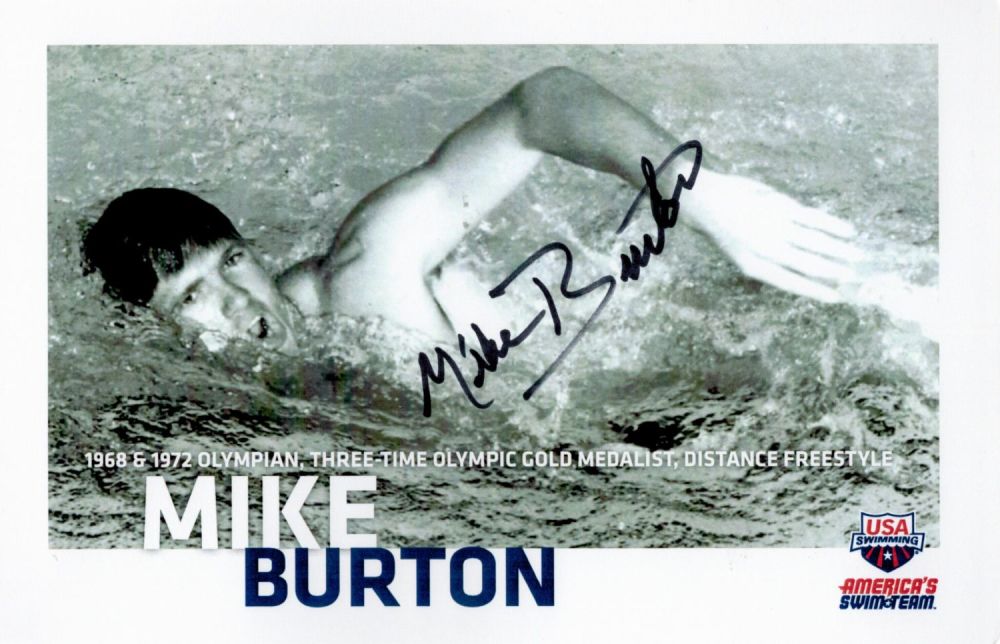 Lot 199: Mike Burton Promotional picture card (measuring approximately 8....