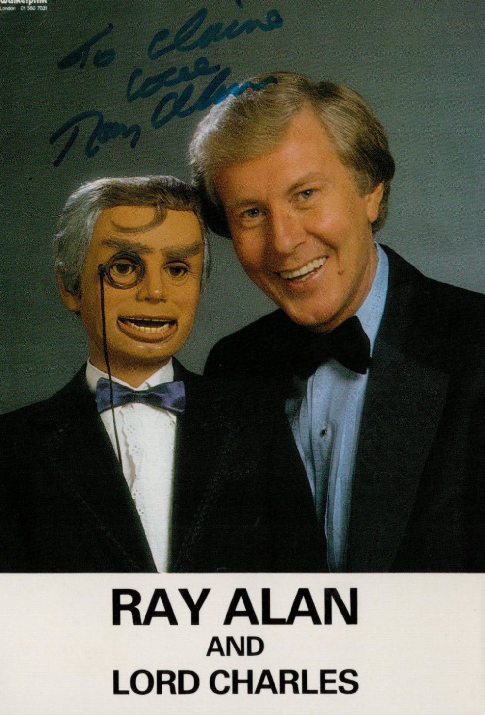 Lot 233: Ray Allan and Lord Charles signed 6x4 colour...
