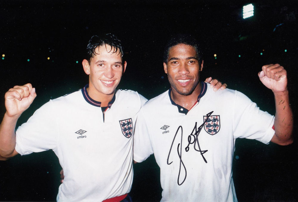 Lot 303: Autographed John Barnes 12 X 8 Photo -...