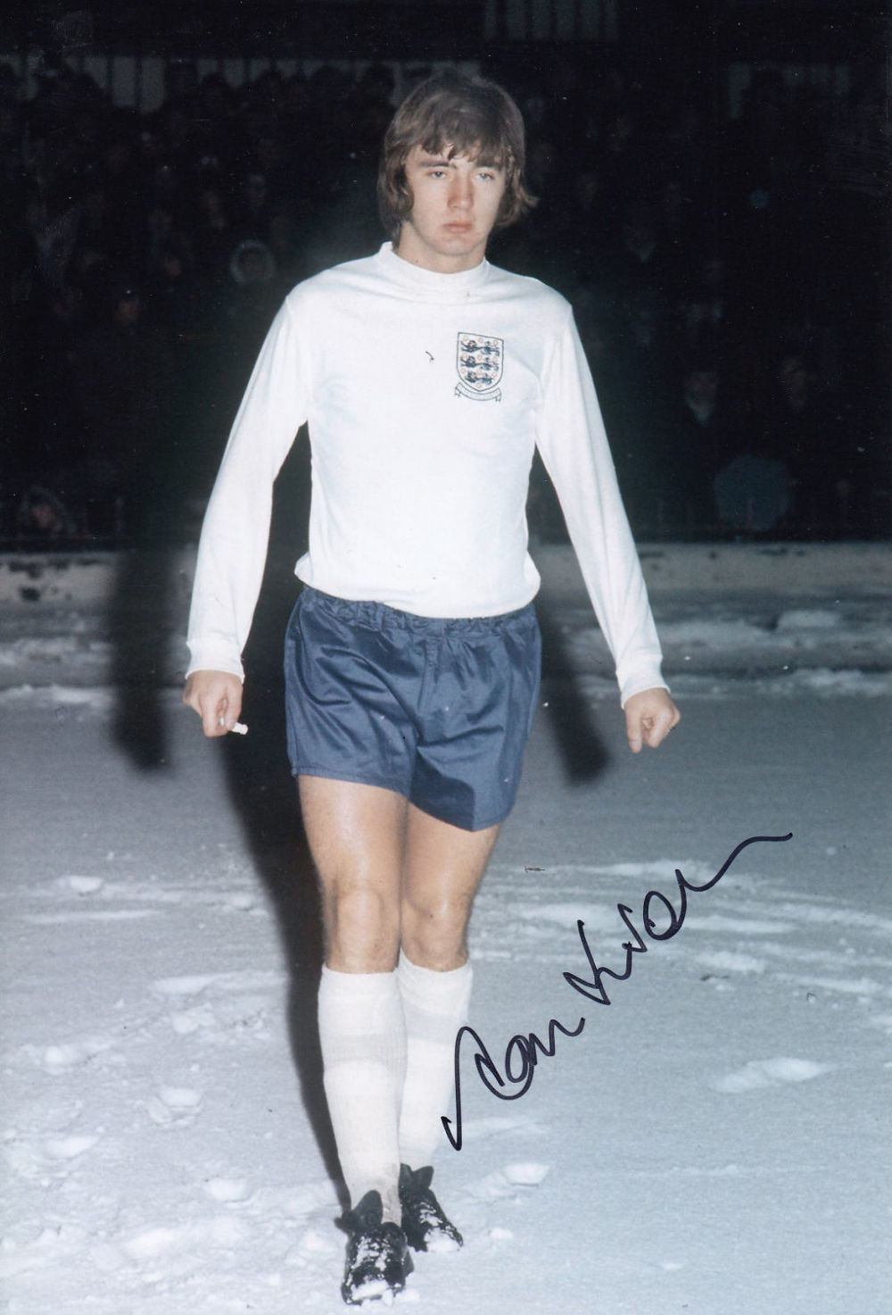 Lot 319: Autographed Alan Hudson 12 X 8 Photo -...