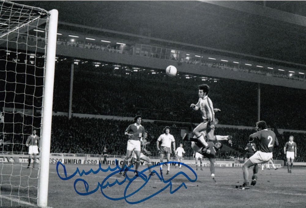 Lot 322: Autographed Malcolm Macdonald 12 X 8 Photo -...