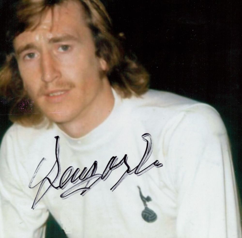 Lot 339: Football THFC Star Terry Naylor Signed 7x5 inch...