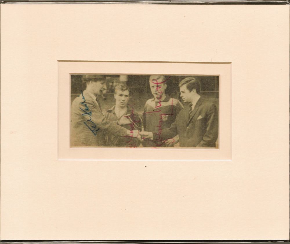 Lot 351: Football Bobby Moore, Ted Fenton and Andy Smillie...