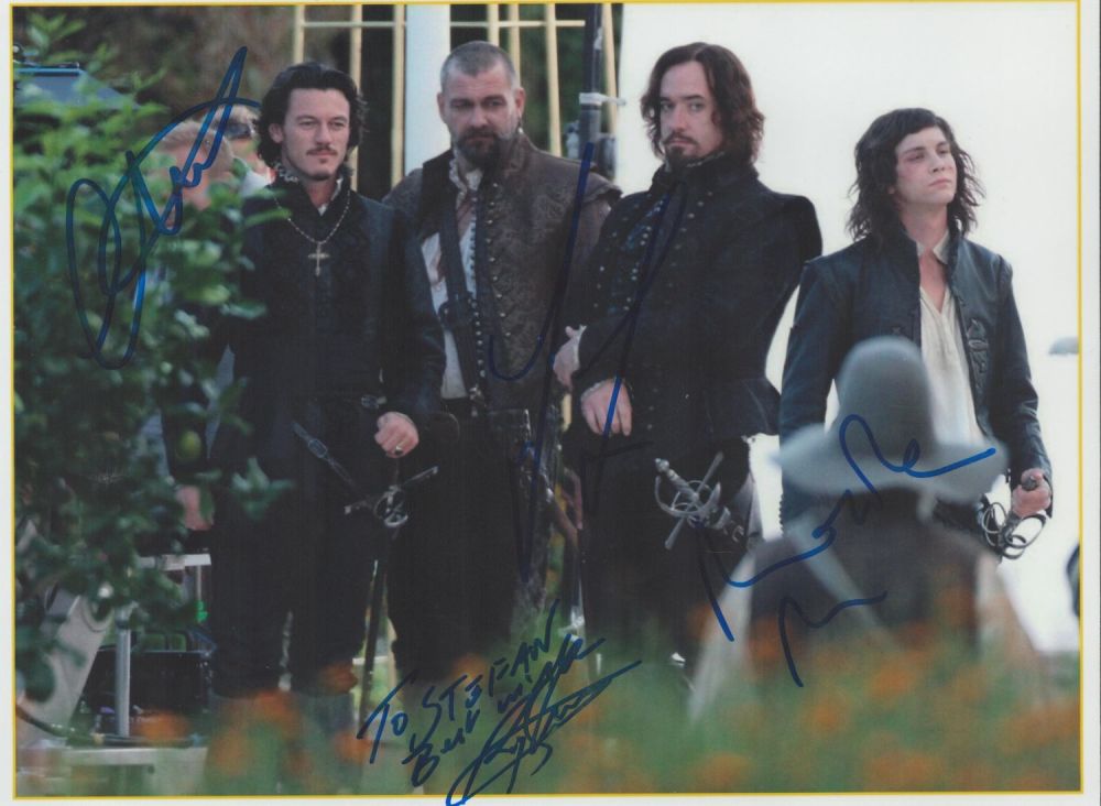 Lot 362: Logan Lerman, Matthew Macfadyen and Ray Stevenson signed...
