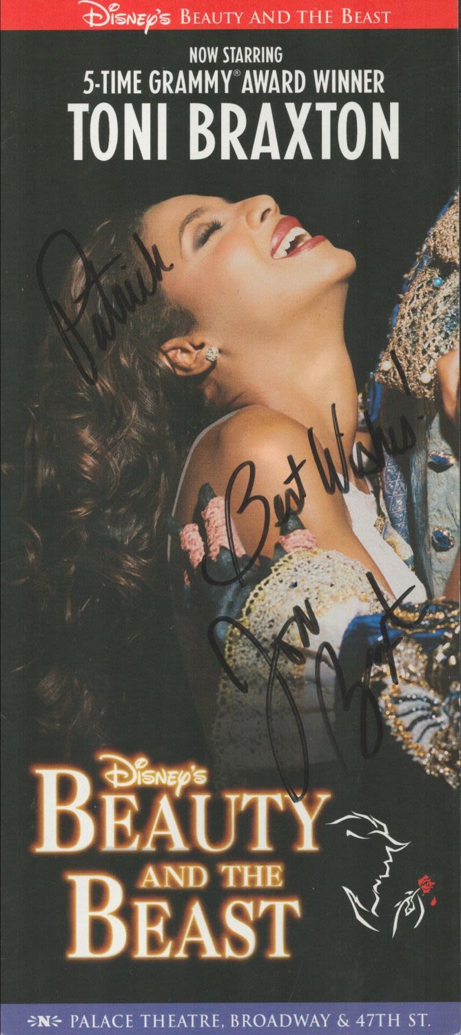 Lot 363: American Singer Toni Braxton Signed Disneys Beauty and...