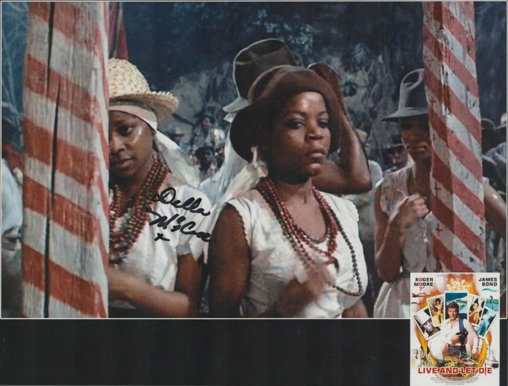 Lot 386: James Bond Actress Della McCrae Signed 10x8 inch...