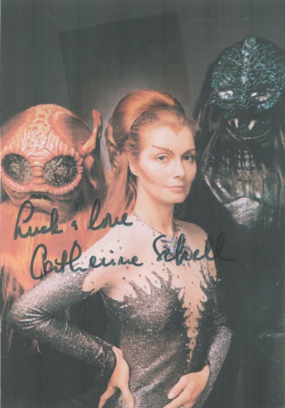 Lot 394: Hungarian Born British Actress Catherine Schell Signed 7x5...