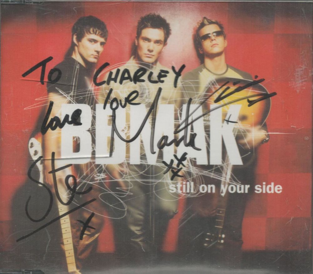 Lot 431: 3 Members of BBMAK Band Signed CD Sleeve...