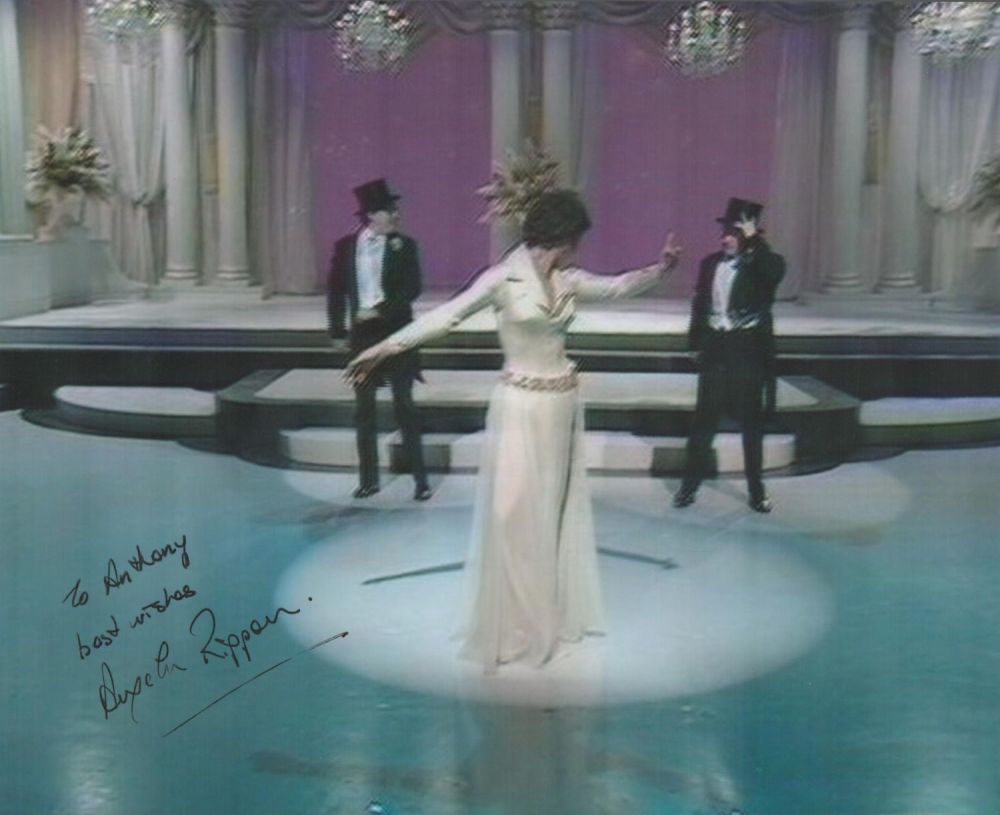 Lot 455: Angela Rippon Signed 10x8 inch Colour Photo. Signed...